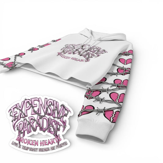 ( LIMITED STOCK) EXPENSIVE PARADISE: Women’s Cold Paradise (Cropped) Hoodie.