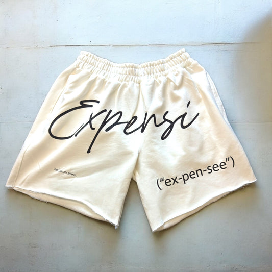 EXPENSIVE PARADISE: “Short Summer” ( HEAVY WEIGHT) COLOR: white