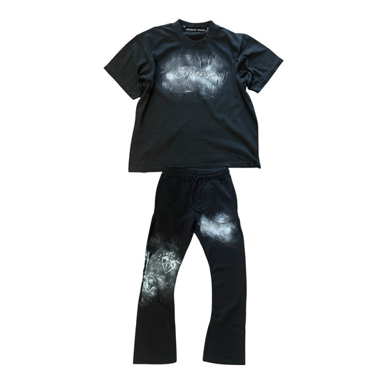 Expensive Paradise: “BlackOut Expensí” (Set / Top & Bottom) COLOR: Black