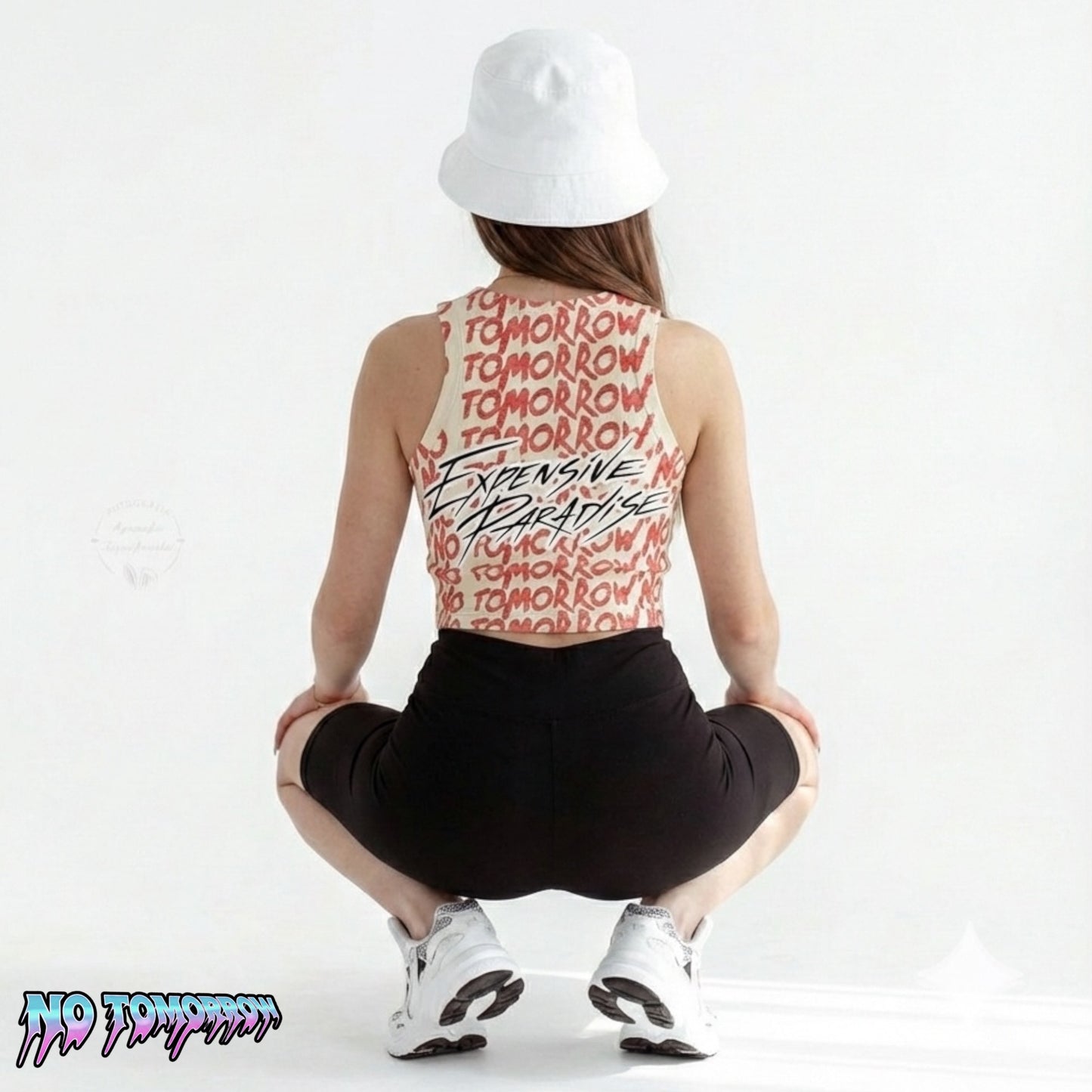 Expensive Paradise "No Tomorrow" Micro Rib Racer Tank