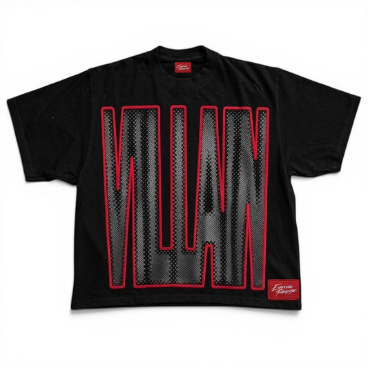 EXPENSIVE PARADISE: “VILLAIN ERA” Heavyweight Pigment Tee COLOR: FADED BLACK