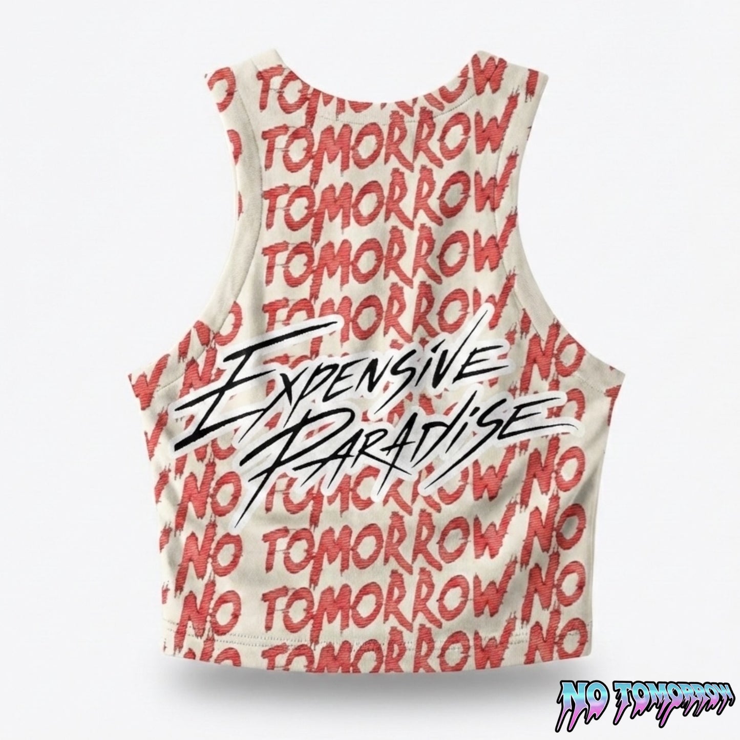 Expensive Paradise "No Tomorrow" Micro Rib Racer Tank