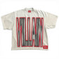 EXPENSIVE PARADISE: “VILLAIN ERA” HEAVYWEIGHT PIGMENT TEE COLOR: CEMENT