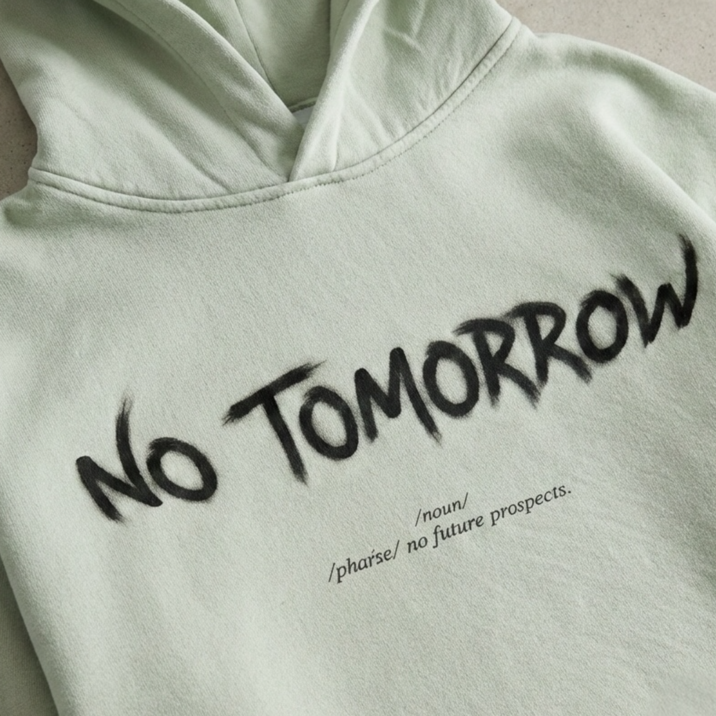 EXPENSIVE PARADISE- No tomorrow: The 'Afterparty' Crystal Crop Hoodie
