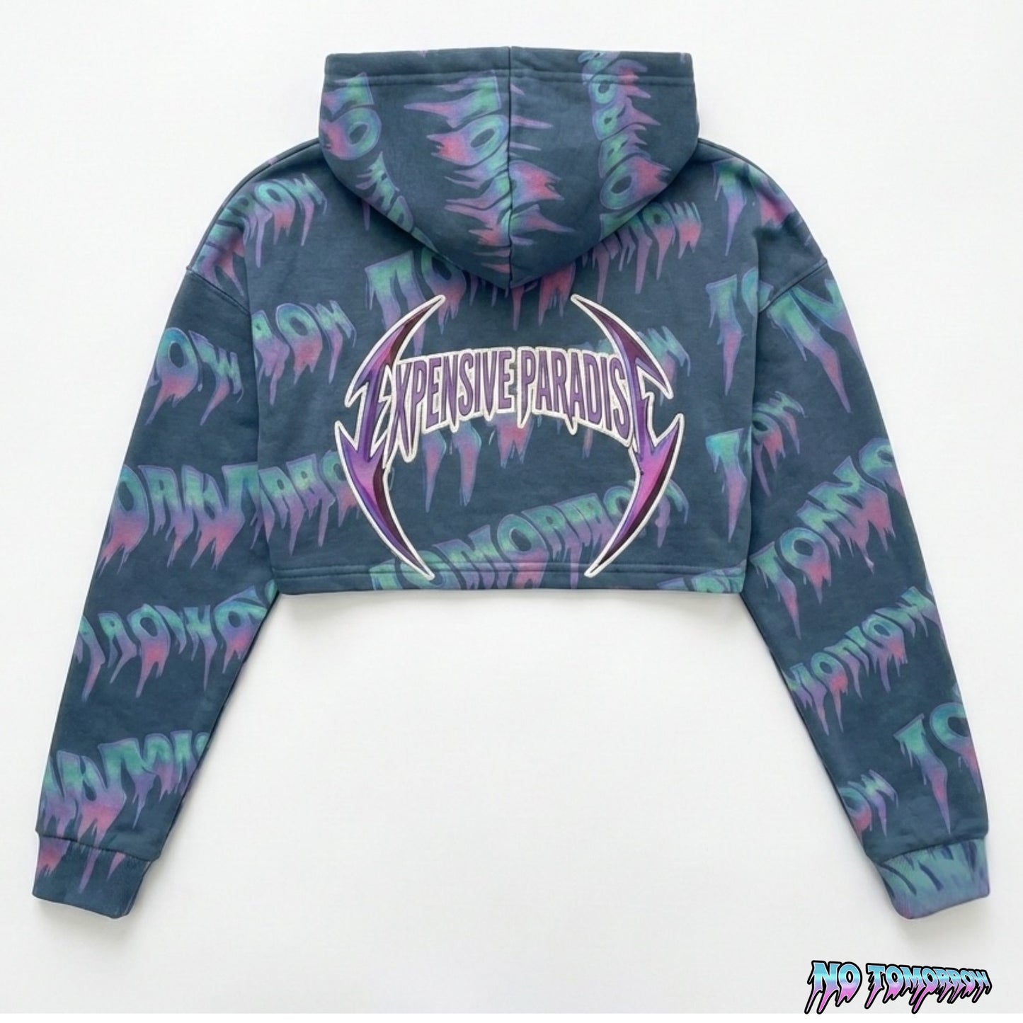 Expensive Paradise- No Tomorrow: Ultra-Crop  Shrug Hoodie
