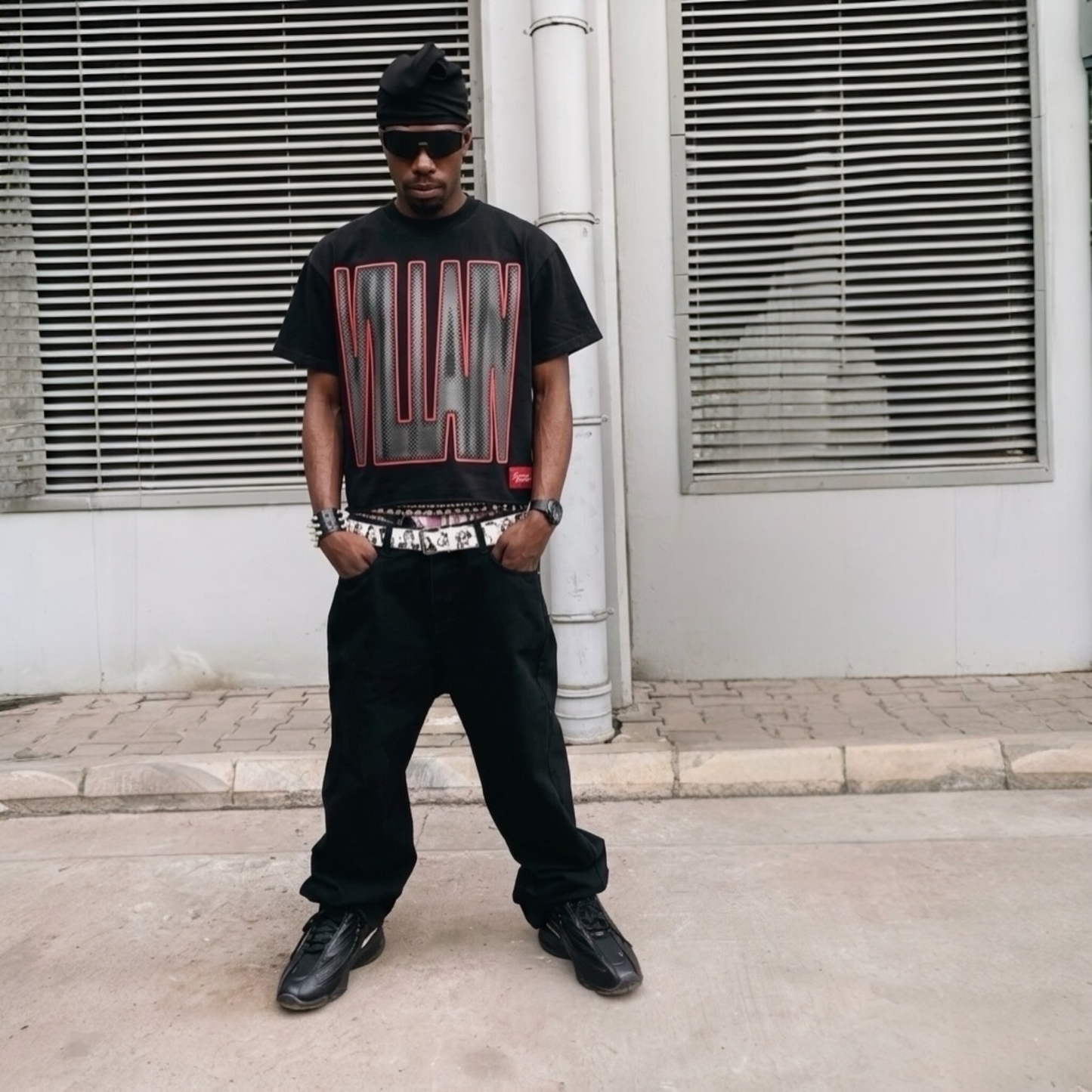 EXPENSIVE PARADISE: “VILLAIN ERA” Heavyweight Pigment Tee COLOR: FADED BLACK