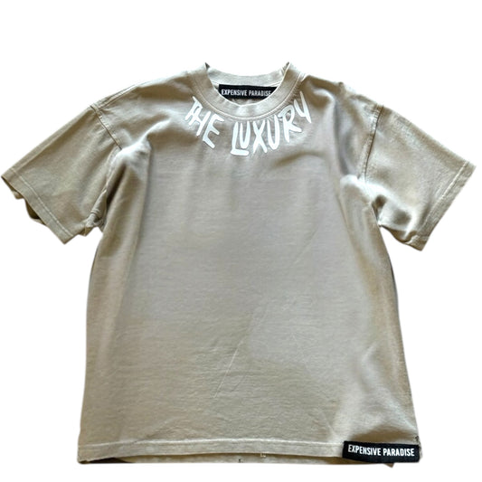 EXPENSIVE PARADISE: “The Luxury” premium  Tee Color / Cream