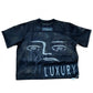 EXPENSIVE PARADISE - " HANDS OF ART" (LUXURY ART) [MESH JERSEY]  COLOR: BLACK
