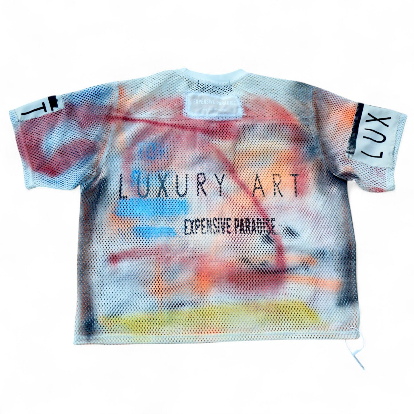 EXPENSIVE PARADISE - "GRAFFITI ART" (LUXURY ART) [MESH JERSEY] COLOR: CREAM